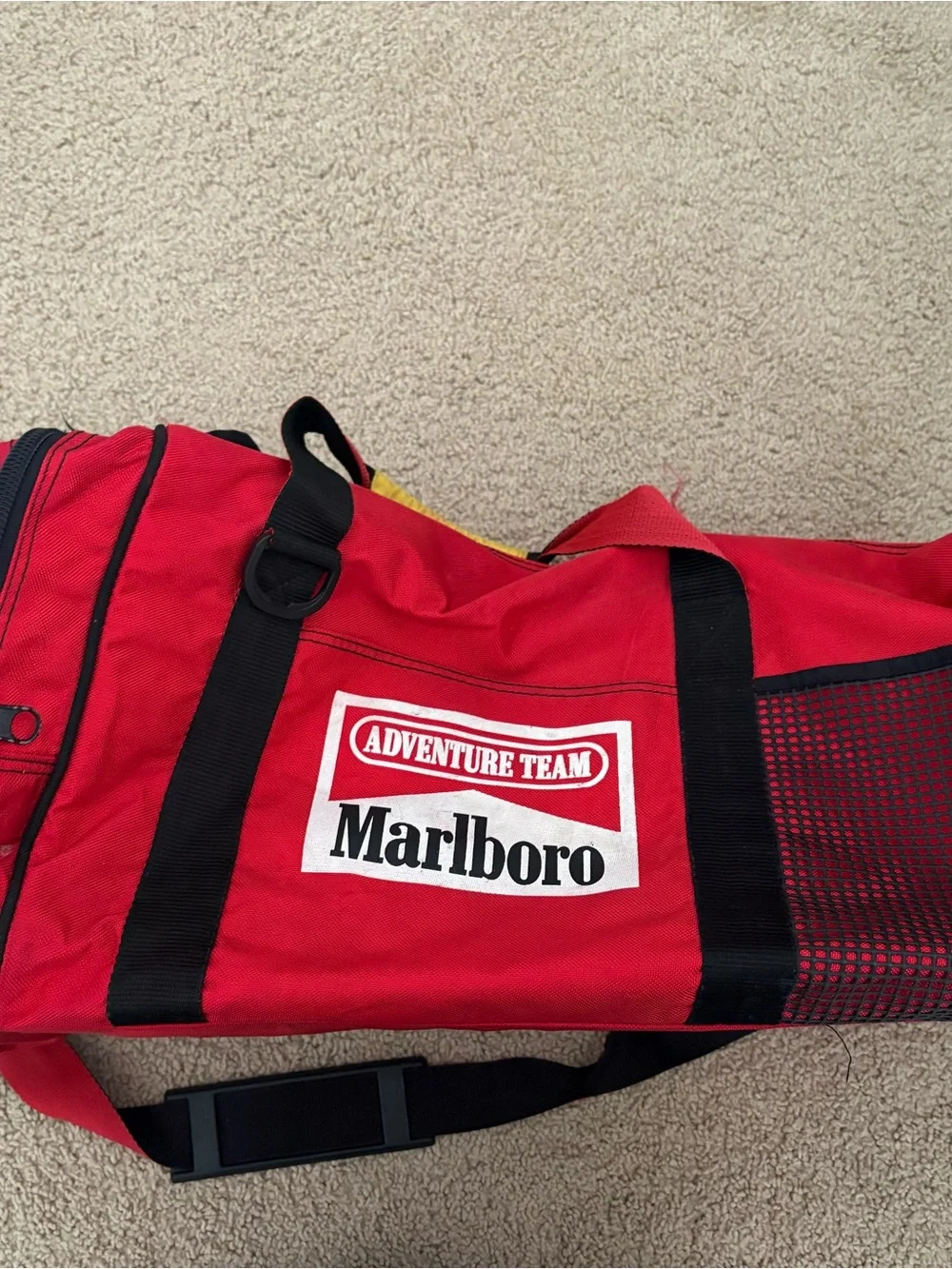 Marlboro Red Adventure Team Duffel with Black Straps